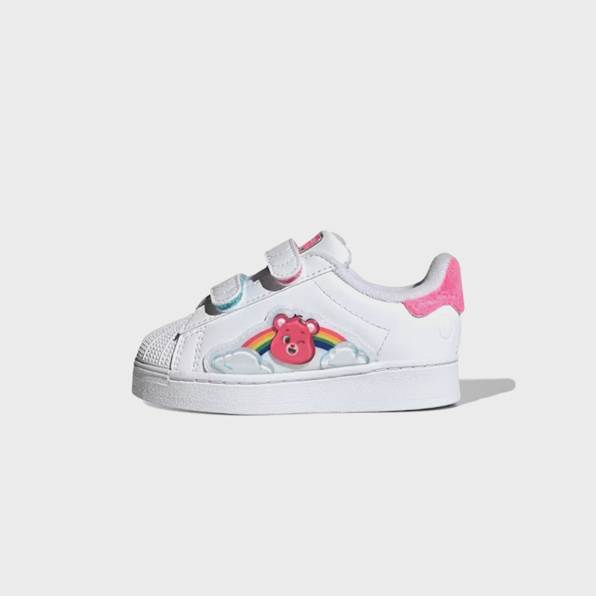 adidas x Care Bears TD Superstar LED Lights Comfort Closure - White / Lucid Pink / Bliss Pink
