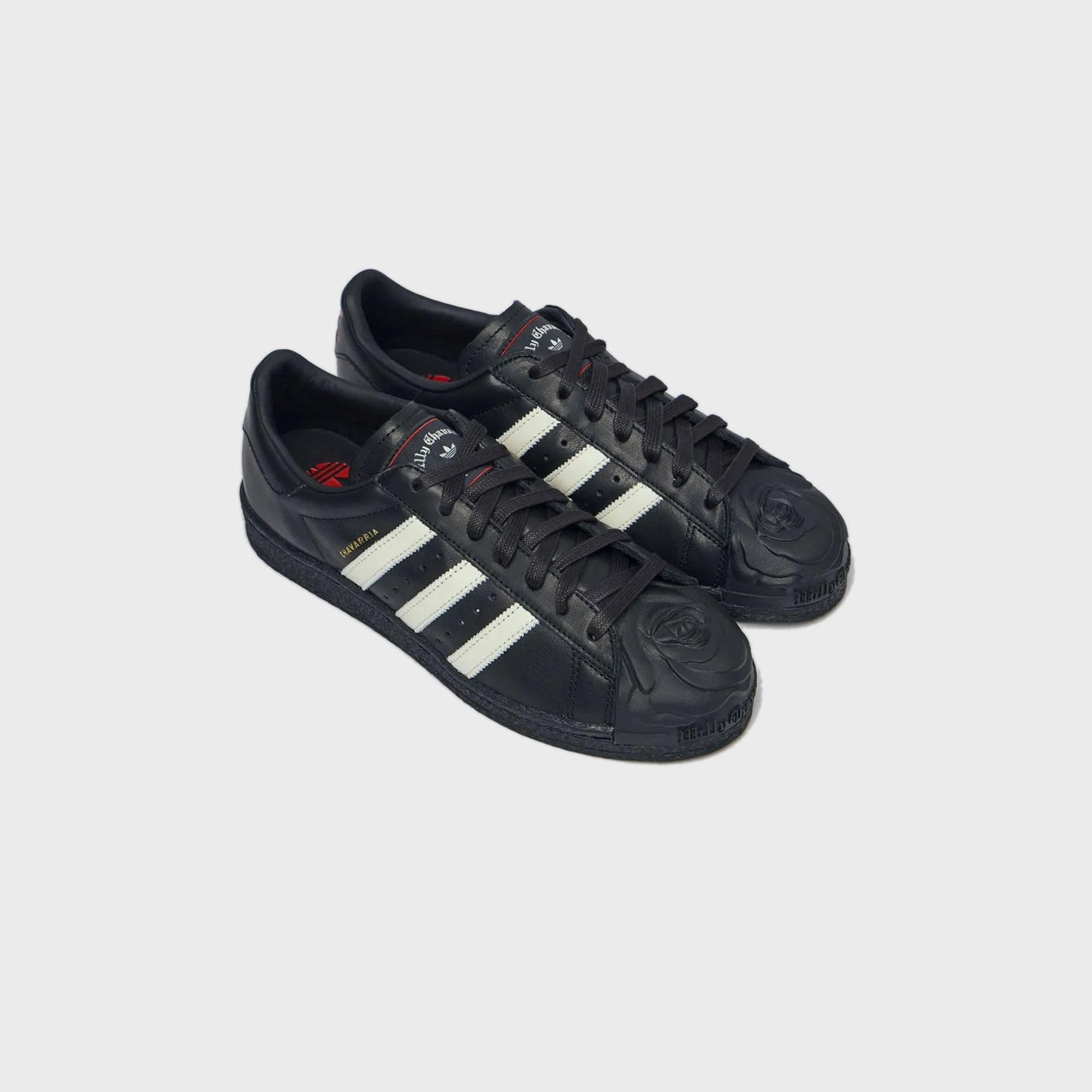 adidas x Willy Chavarria Superstar - Core Black / Off White / Red