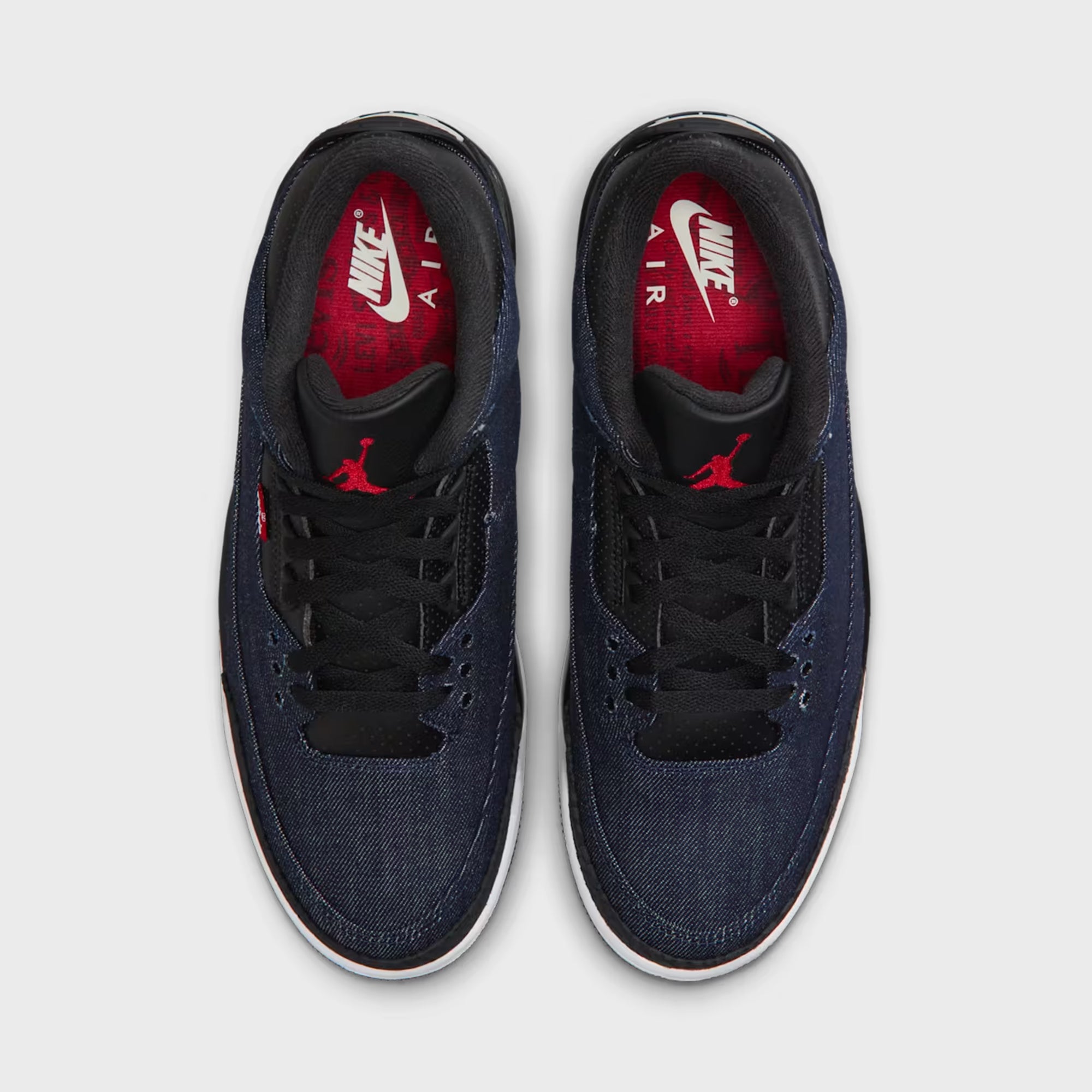 Levi’s × Nike Air Jordan 3 Indigo 新品未使用 Jordan x Levi's Air Jordan 3 - Indigo / Gym Red – Kith