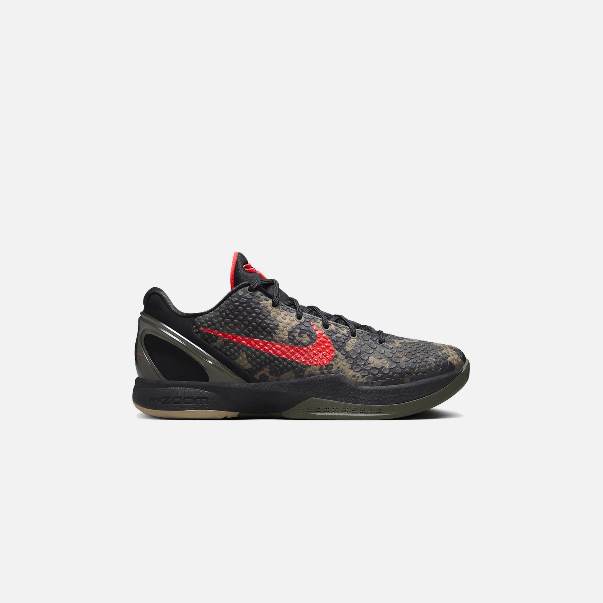 Nike GS Kobe 6 Protro - Black / Crimson Bog / Khaki