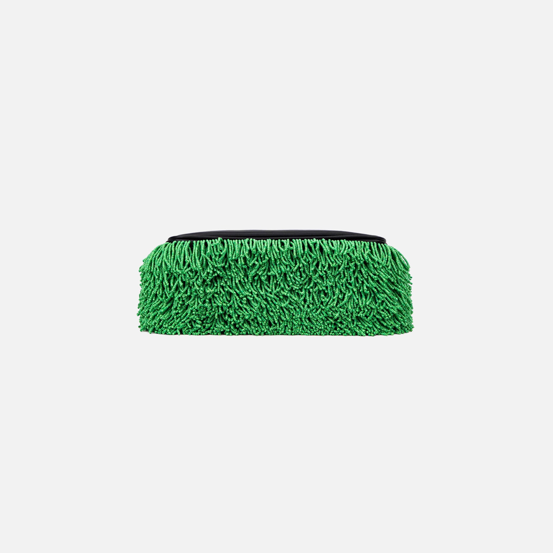 Brandon Blackwood Beaded Cortni Bag - Black Green