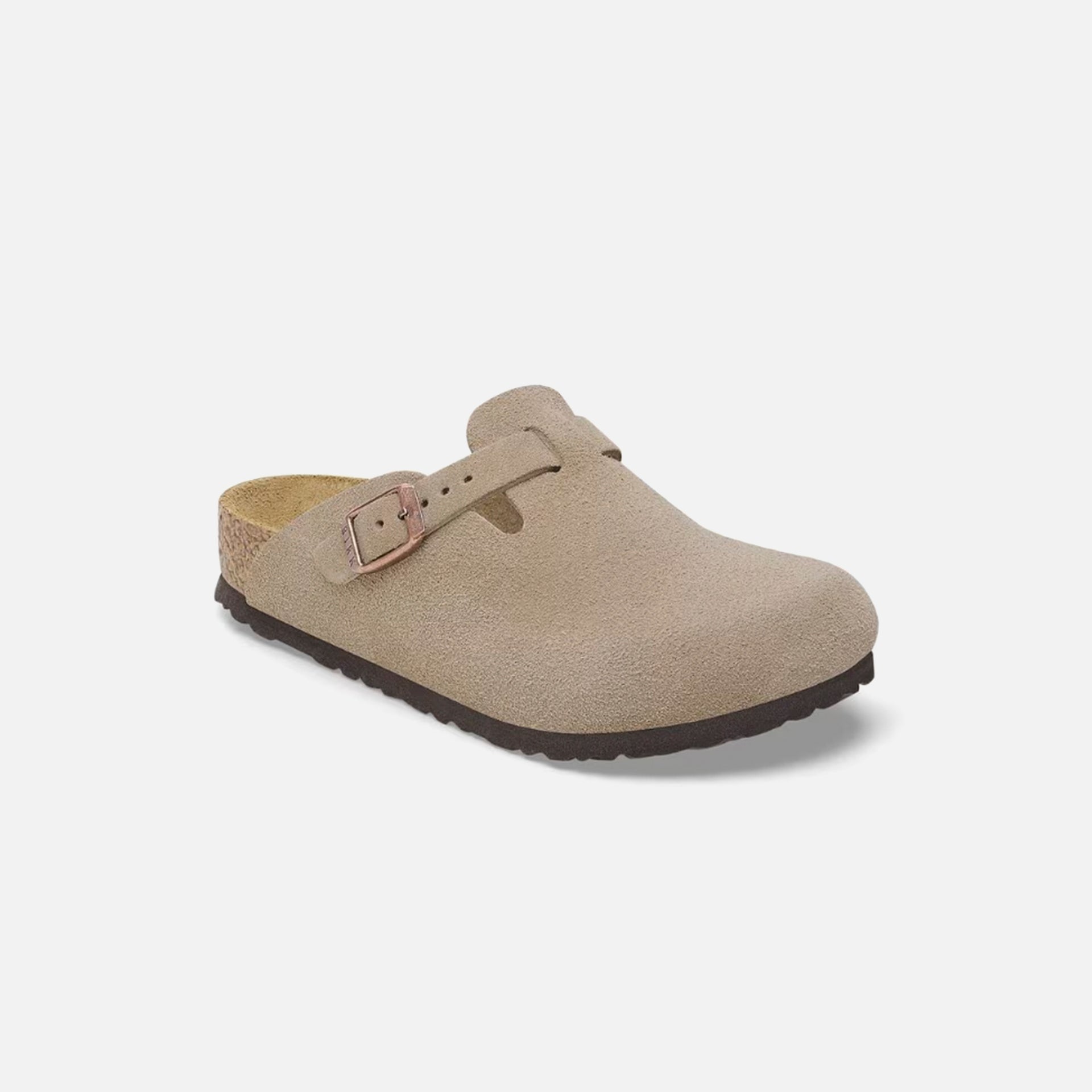 Birkenstock Kids Boston Suede - Taupe