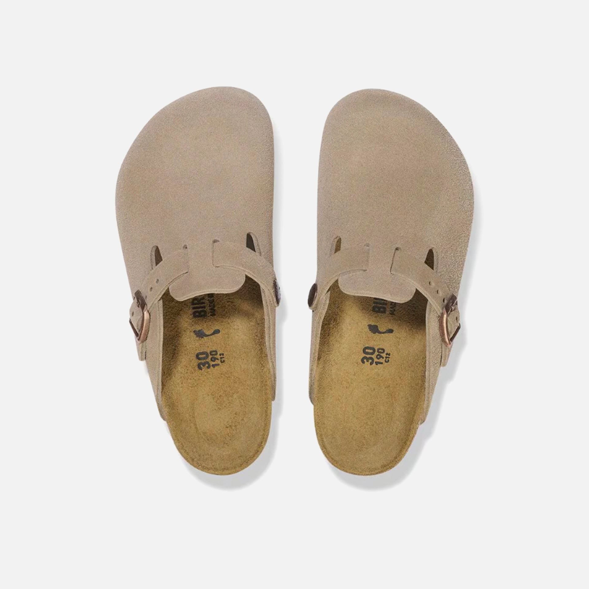 Birkenstock Kids Boston Suede - Taupe