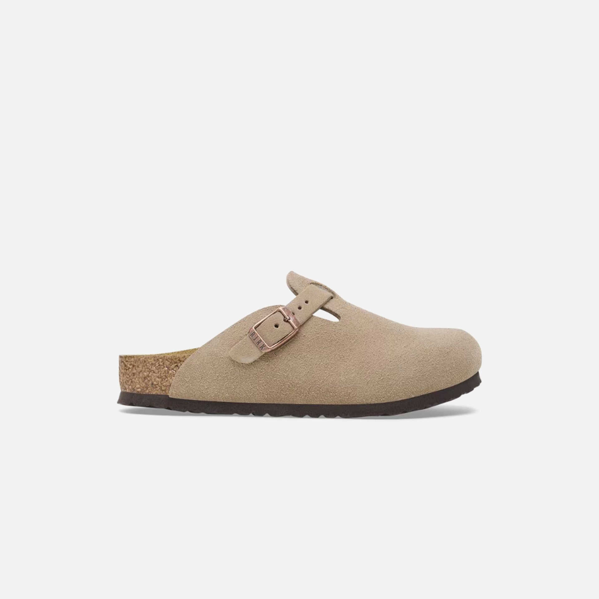 Birkenstock Kids Boston Suede - Taupe