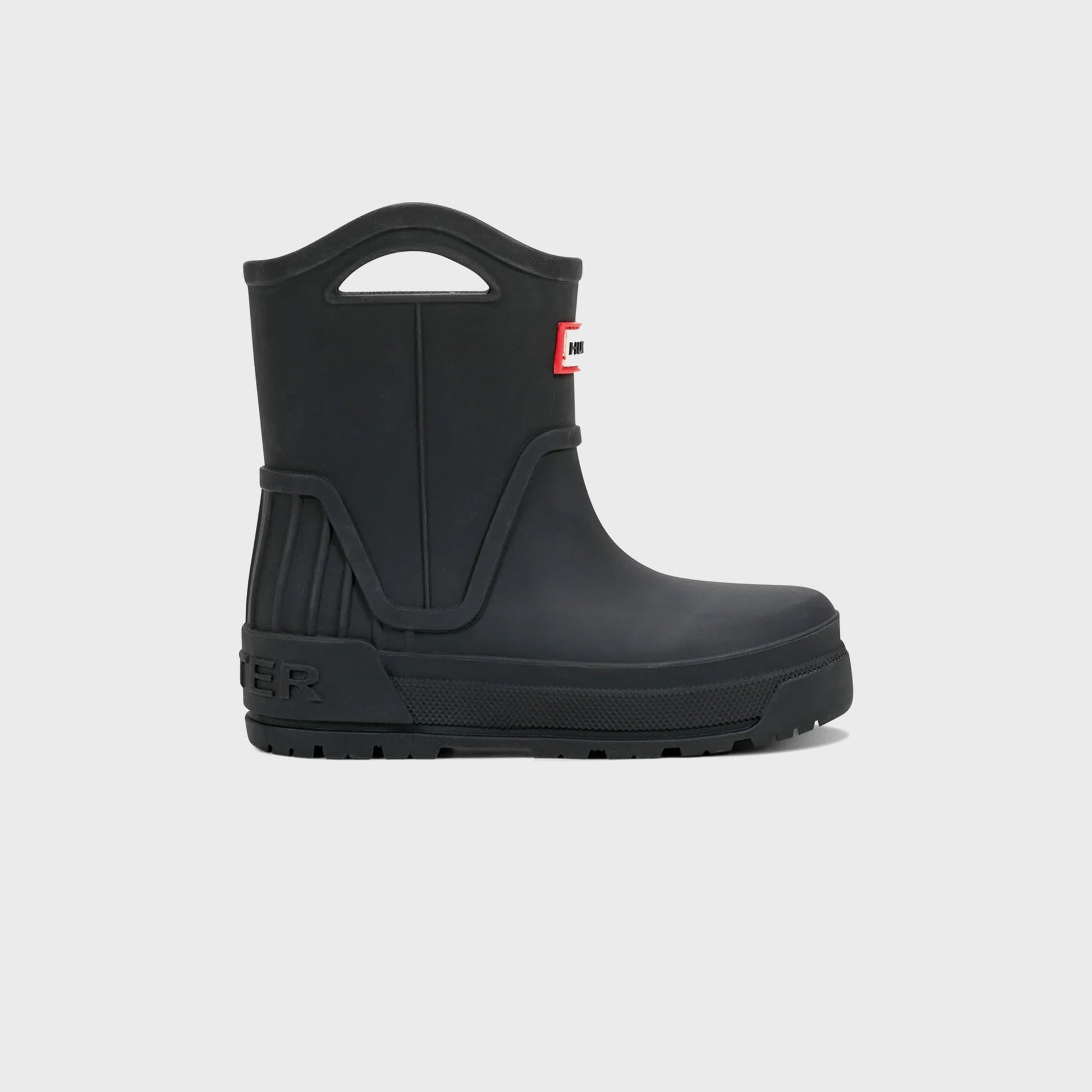 Hunter Little Kids Georgey Waterproof Rain Boots - Black