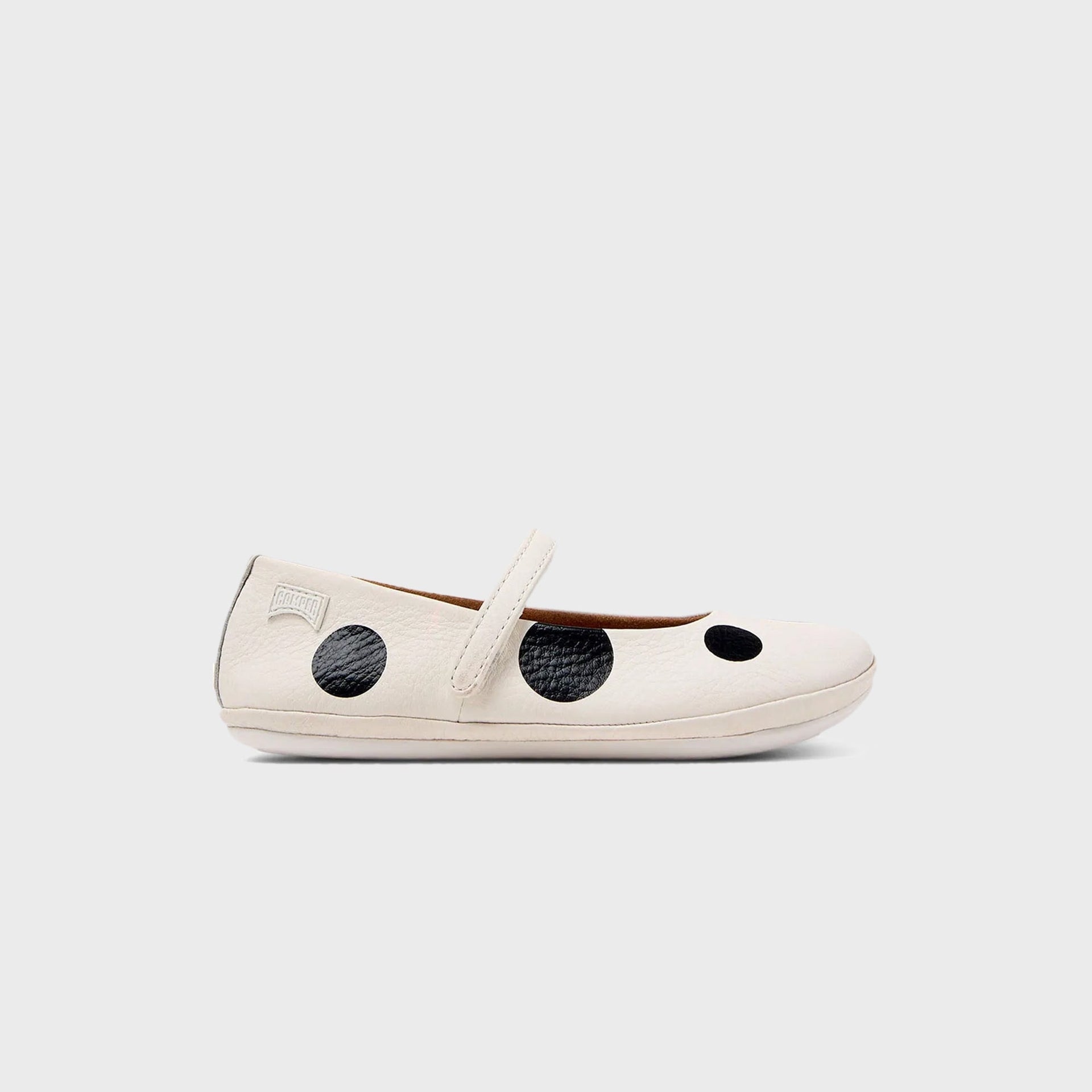 Camper Kids Twins Leather Ballerinas - White