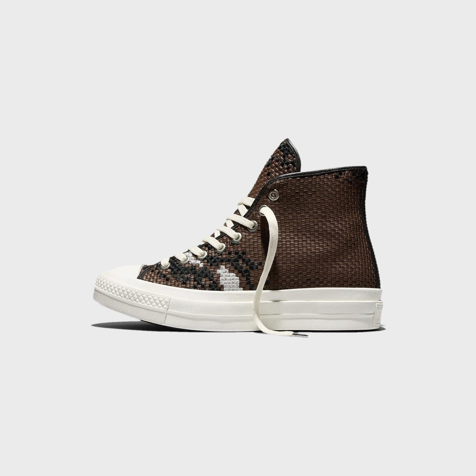 Converse First String Chuck Taylor All Star - Brown / Snow White / Black