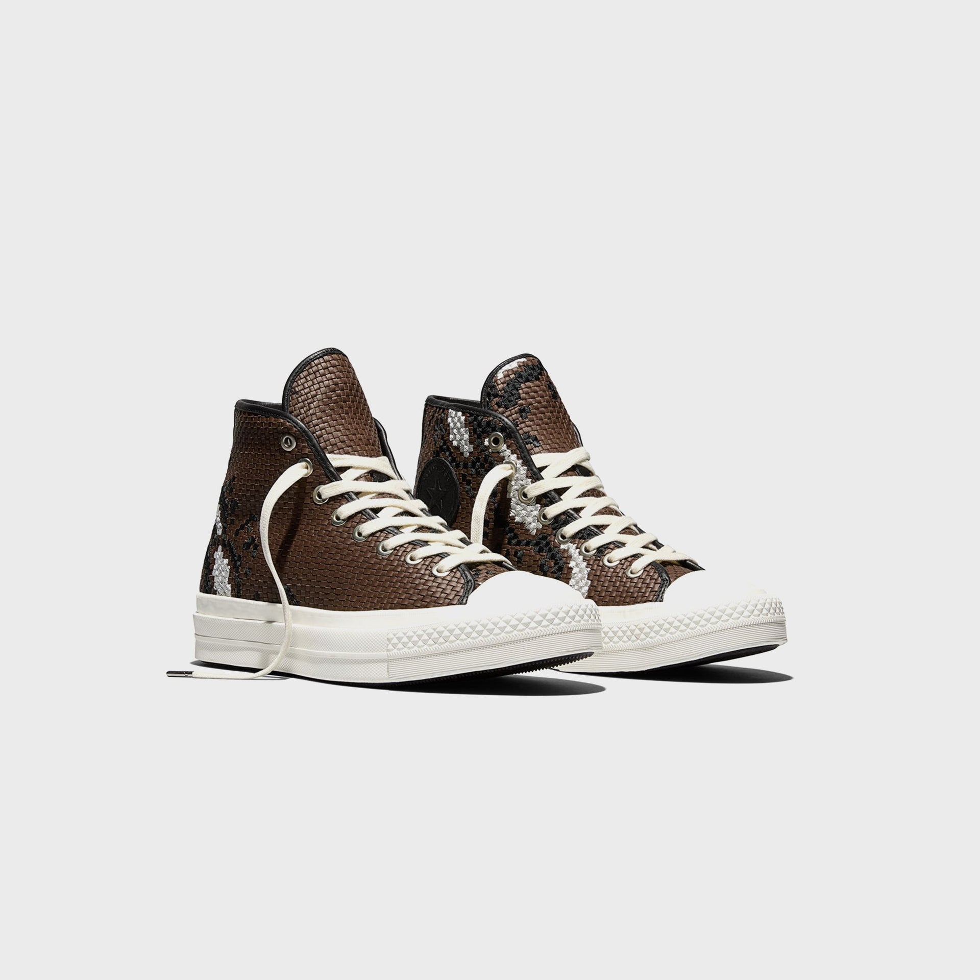 Converse First String Chuck Taylor All Star - Brown / Snow White / Black
