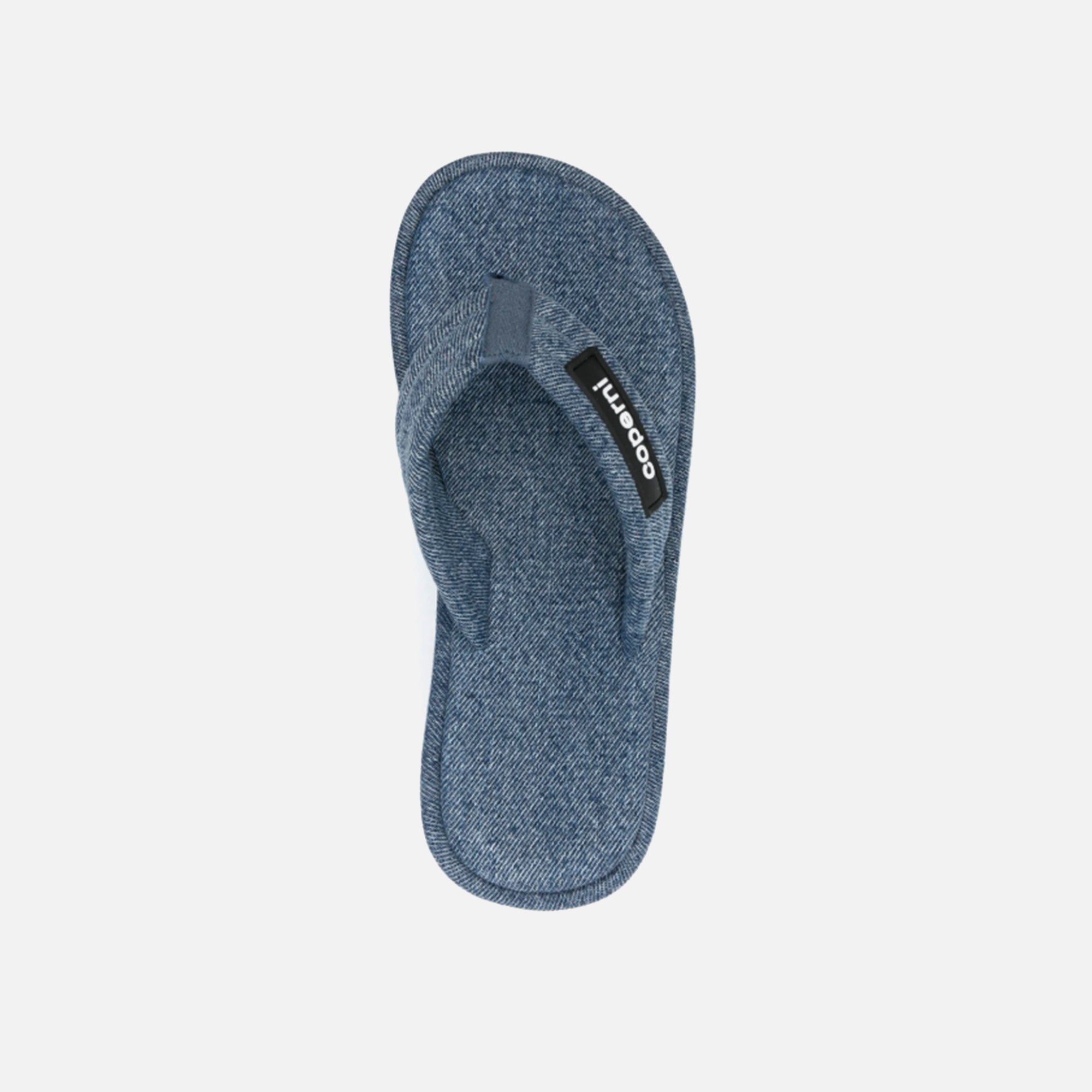 Coperni Denim Branded Wedge Sandal - Blue – Kith