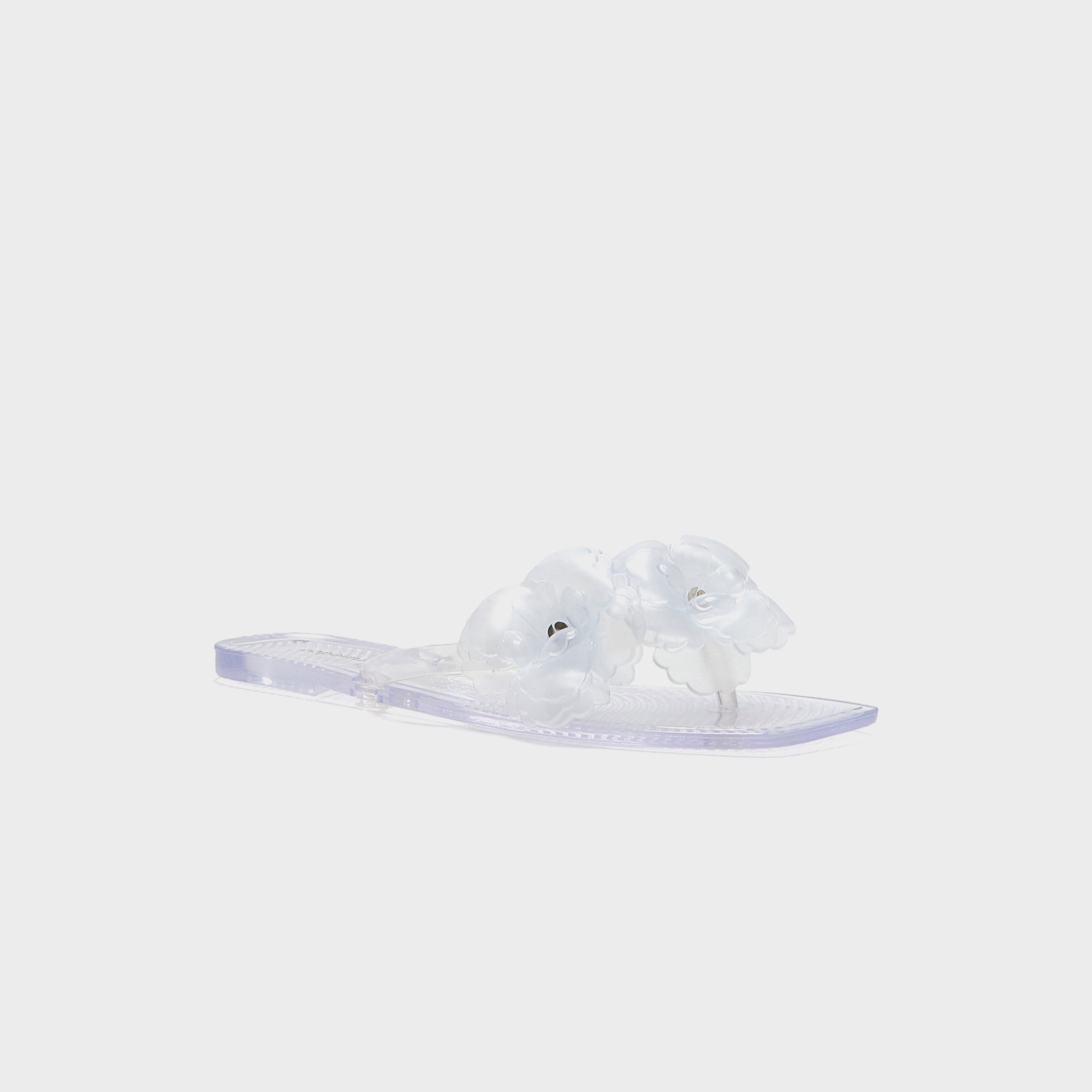Coperni Silicone Flower Flat Sandals - Clear