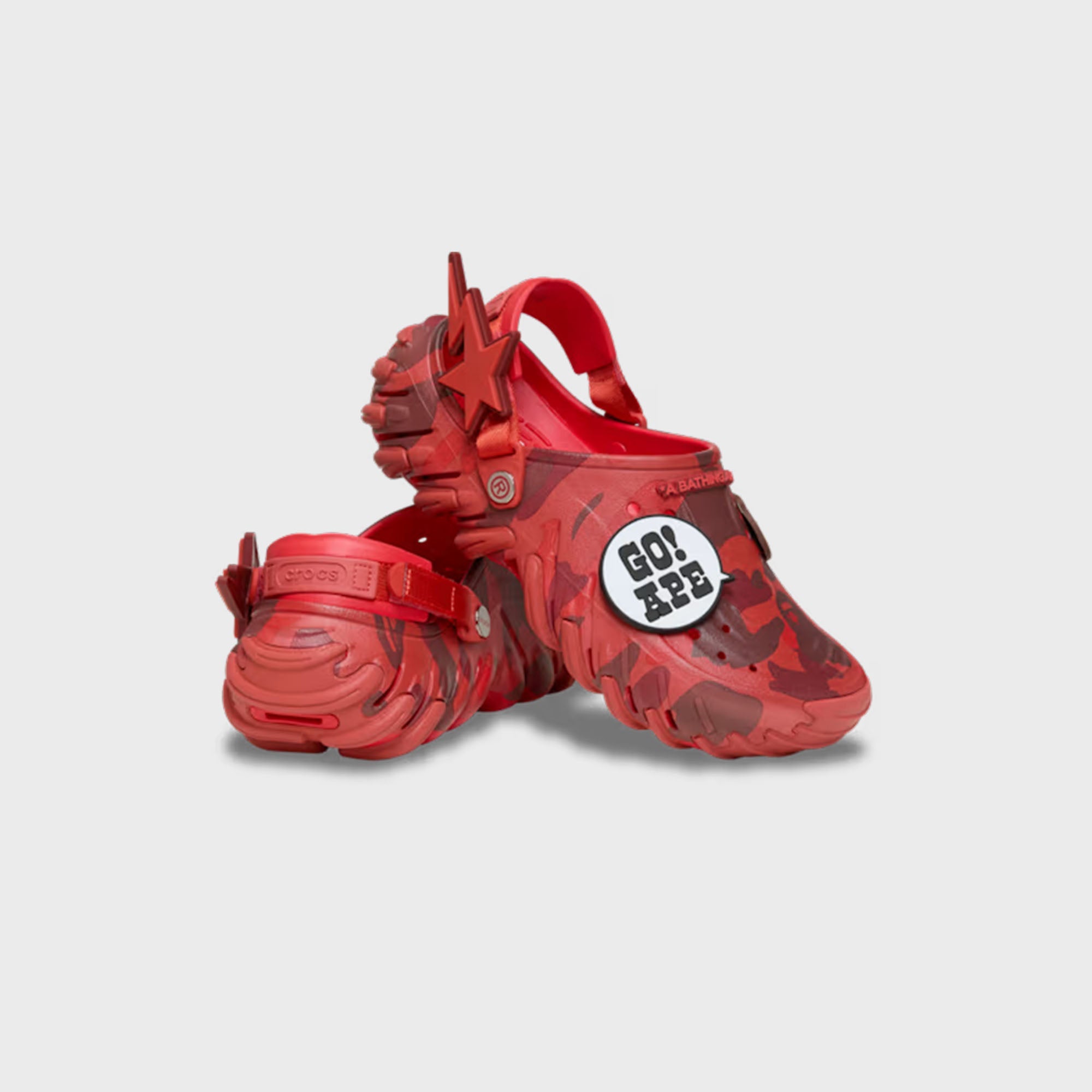 靴 A BATHING APE x Crocs Echo flame 25cm Crocs x BAPE Echo RO Clog - Flame – Kith