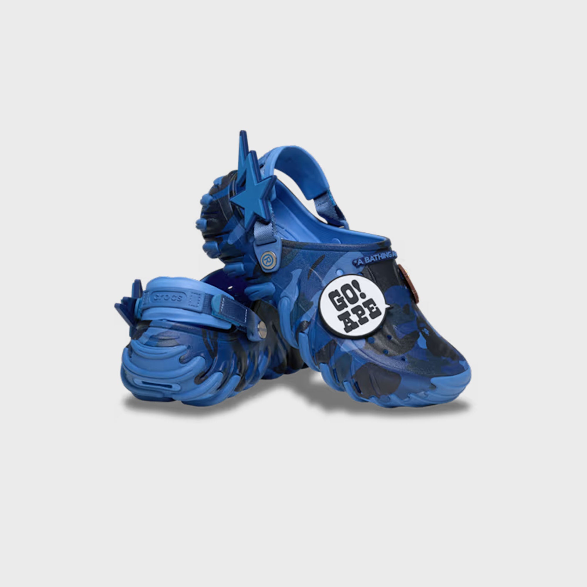 Crocs x BAPE Echo RO Clog - Powder Blue – Kith