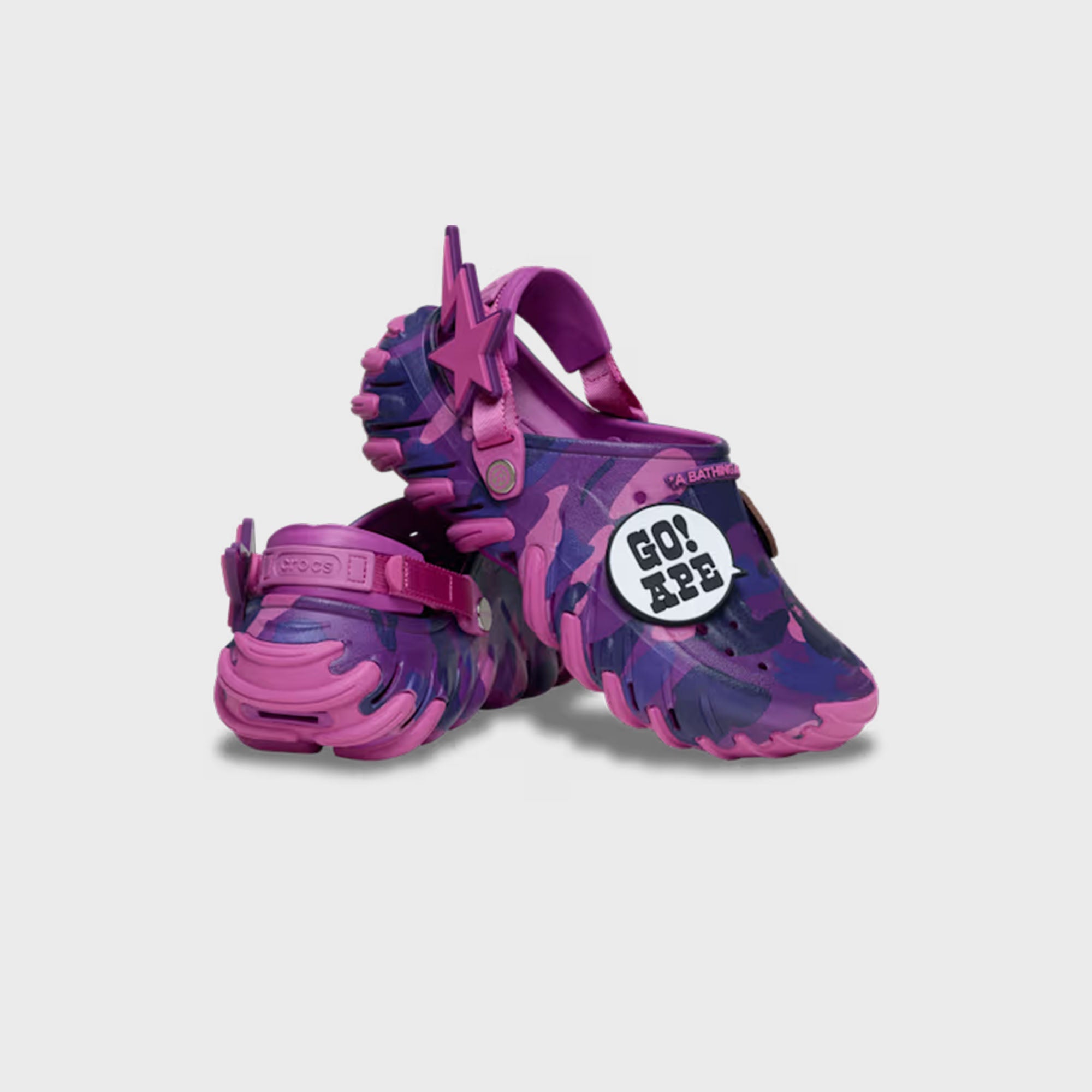 Crocs x BAPE Echo RO Clog - Grapeberry – Kith
