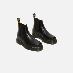 Dr. Martens 2976 Bex Squared Toe Leather Chelsea Boots - Black Polished Smooth