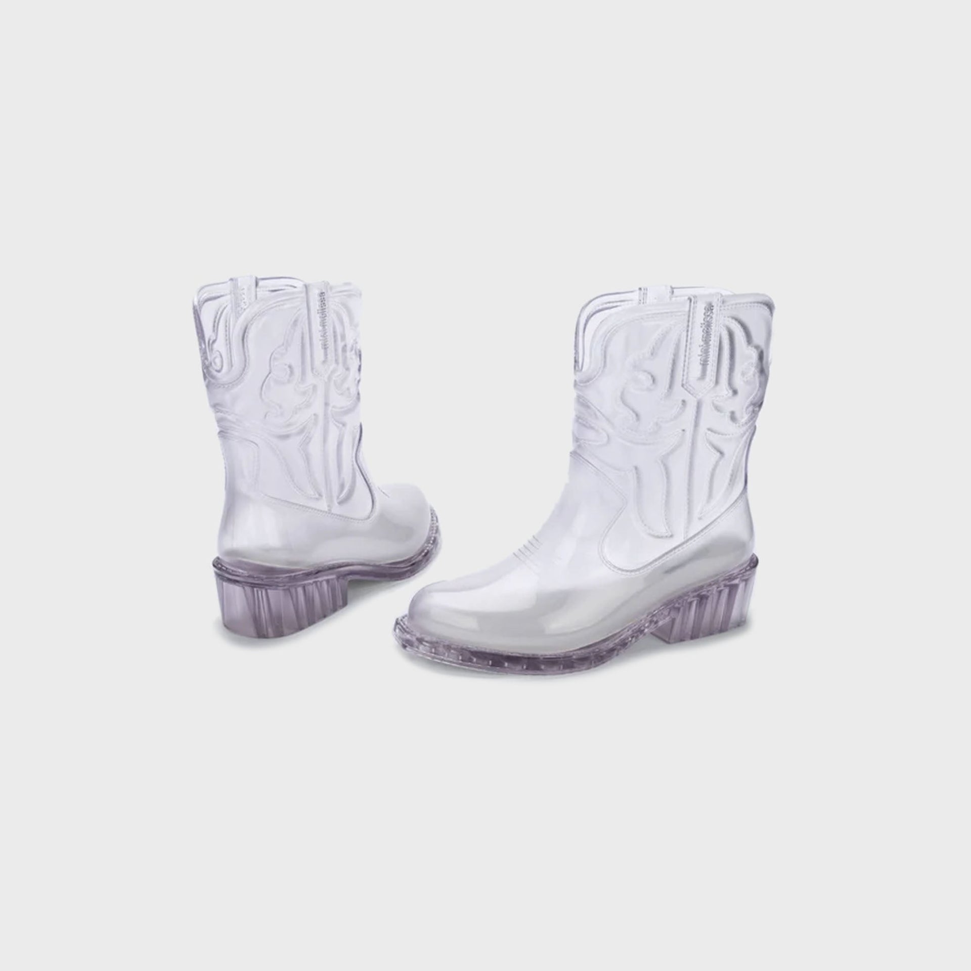 Melissa Mini Kids Texas Boot - Clear