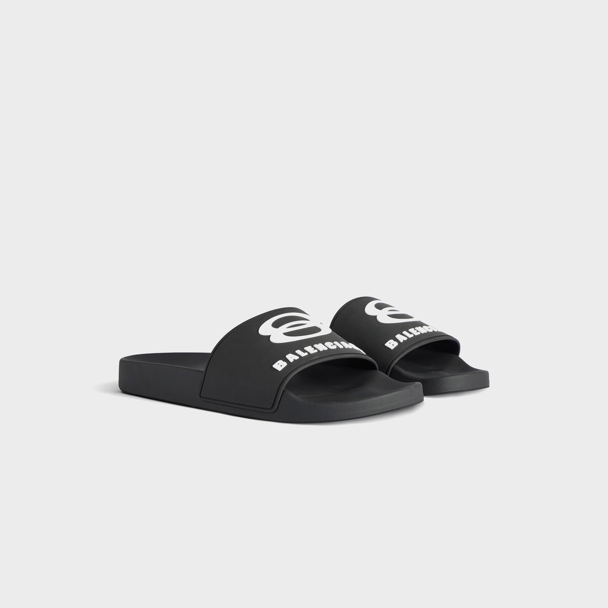 Balenciaga Pool Slide - Black / White – Kith Balenciaga Pool Slide - Black / White – Kith