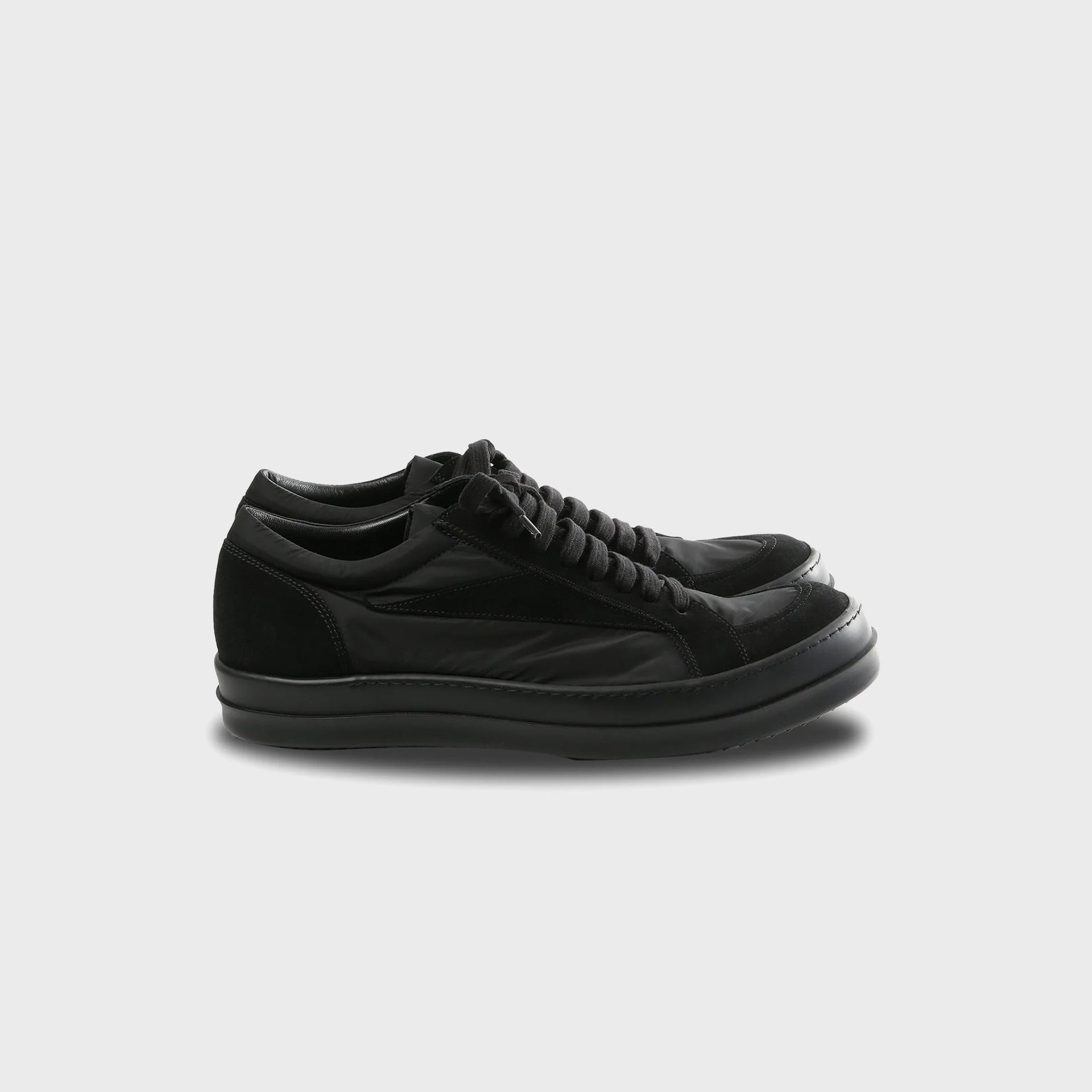 Rick Owens Vintage Lace Up Sneakers - Black / Black / Black