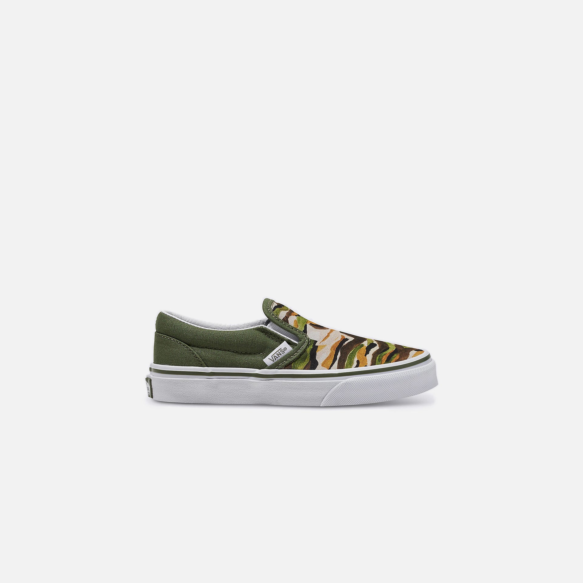 VANS PS Classic Slip-On - Painted Camo Green / Multi