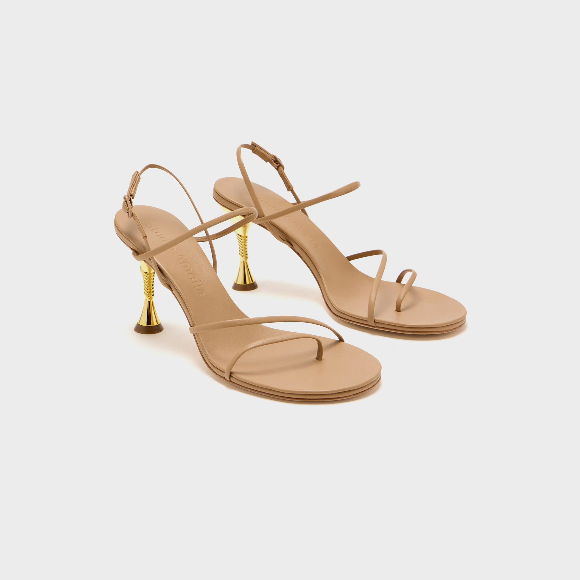 Studio Amelia Helix 90 Sandal - Beige