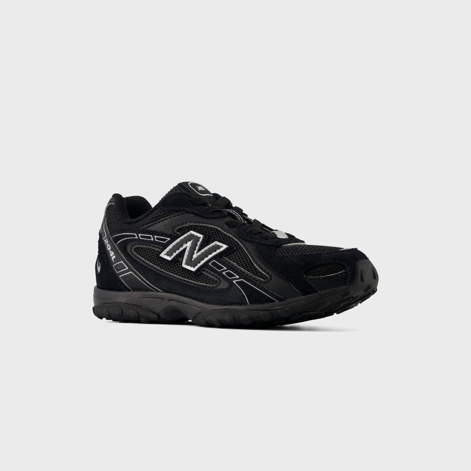 New Balance GS 204L Lace - Black