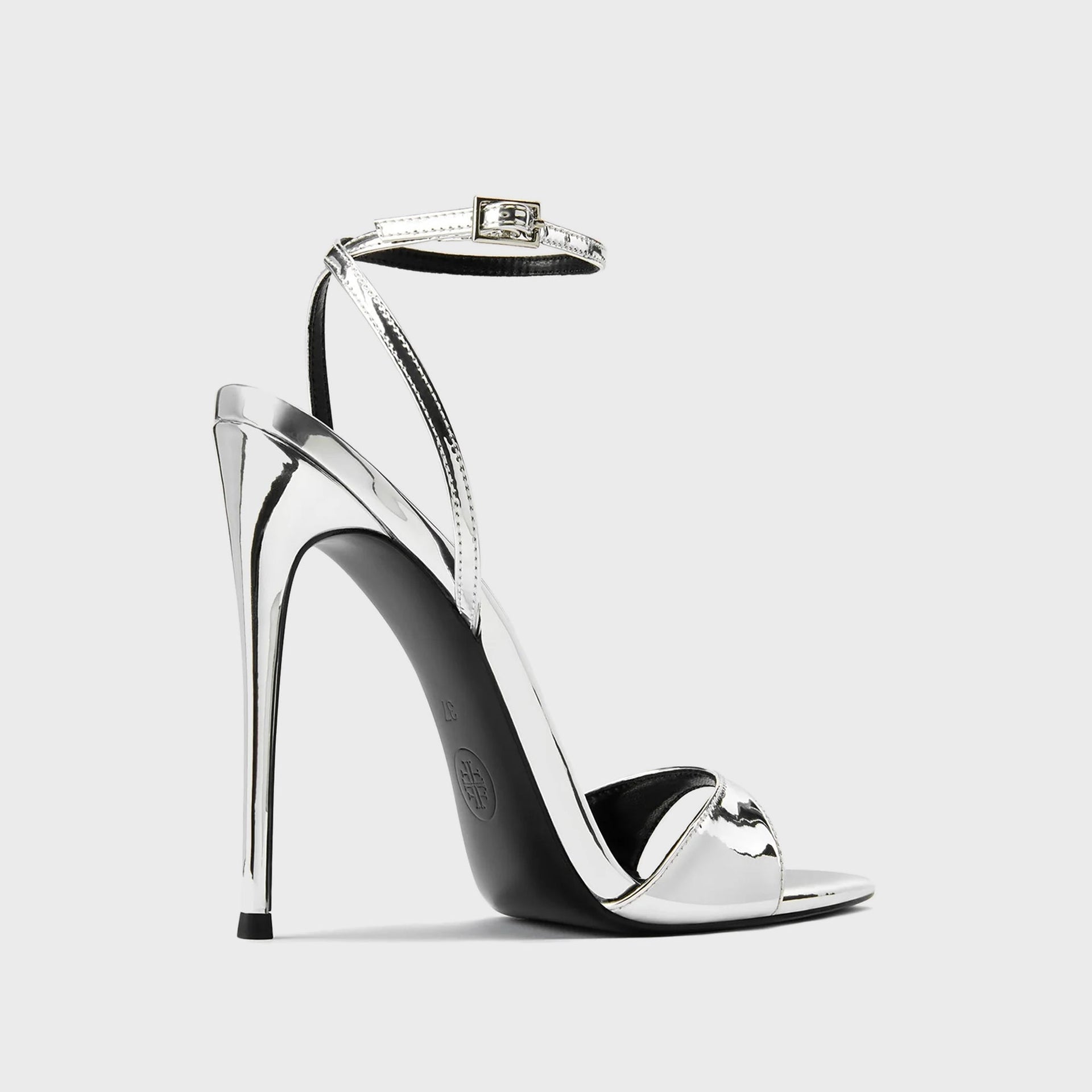 Femme LA GG Sandal - Mirrored Silver