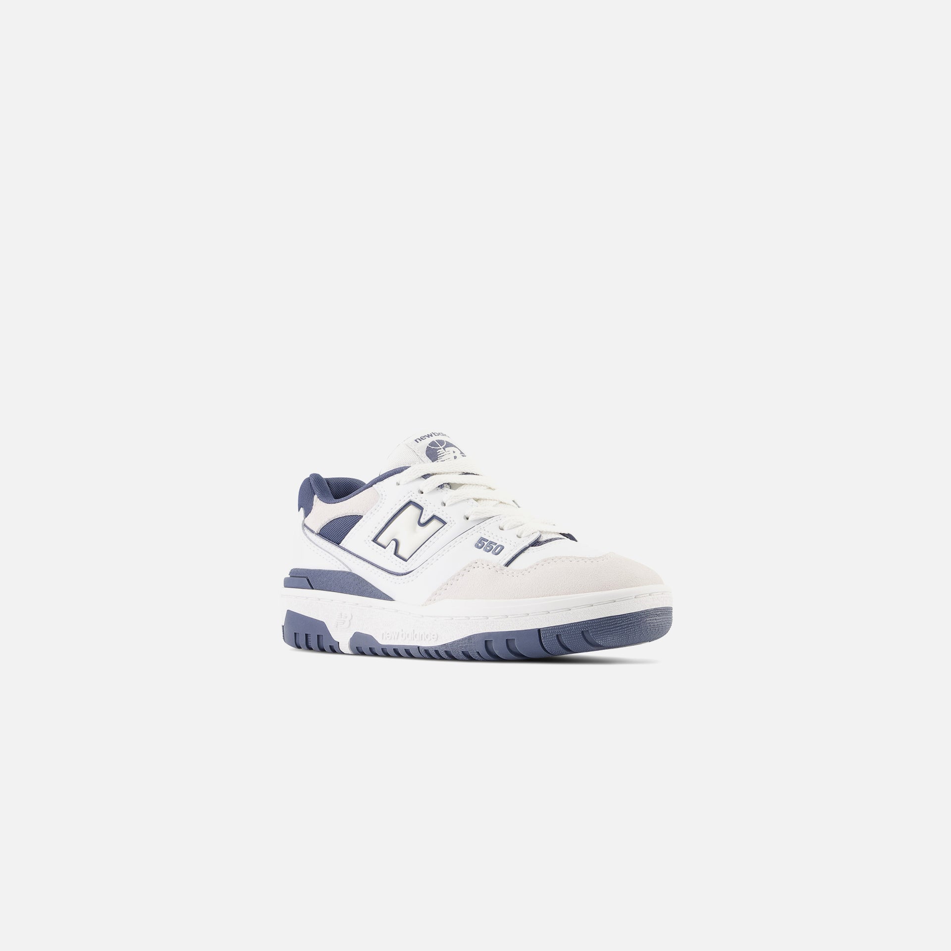 New Balance Grade School 550 - White / Vintage Indigo