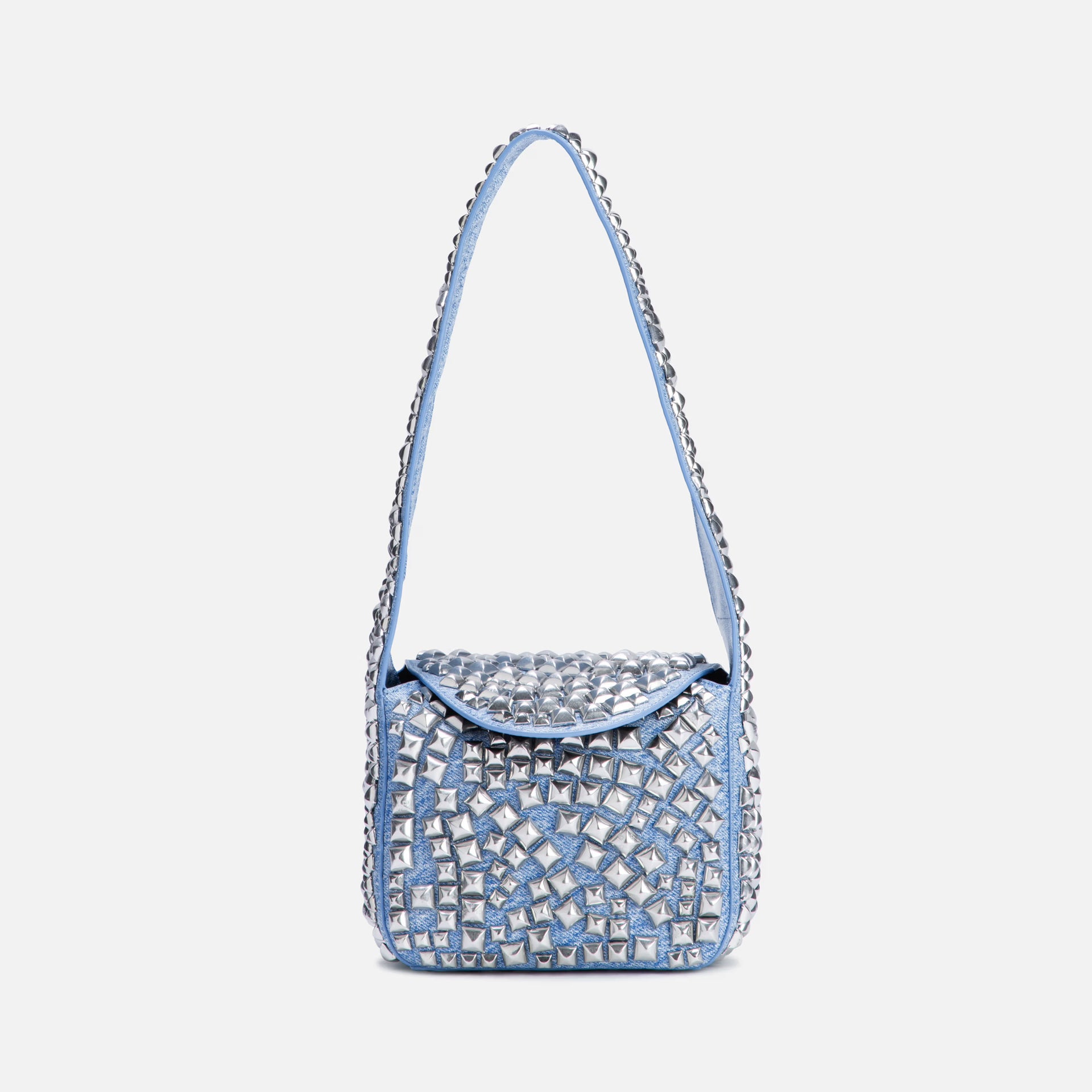 Alexander Wang Small Spike Hobo Bag - Vintage Medium Indigo