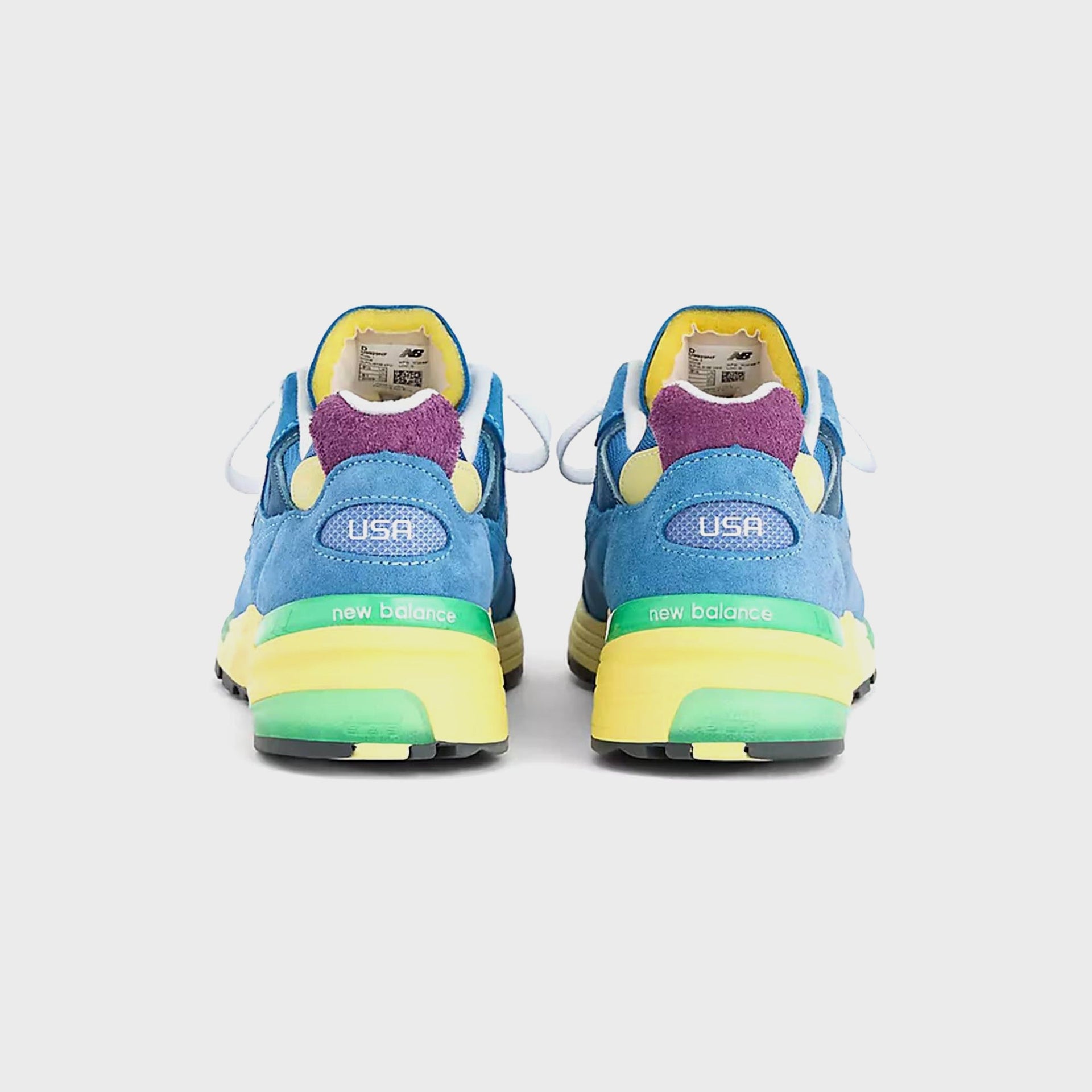 New Balance Made In USA 992 - Sea Stone / Green Apple / Maize