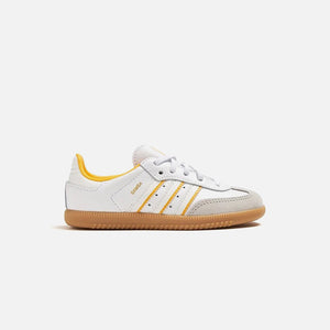 adidas TD Samba OG - White / Crystal White / Crew Yellow