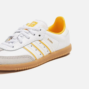 adidas TD Samba OG - White / Crystal White / Crew Yellow