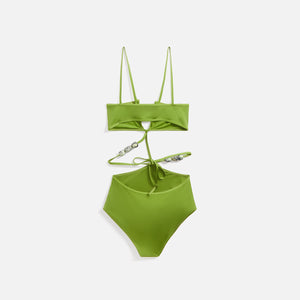 Christopher Esber Displace Swimsuit - Vert Green