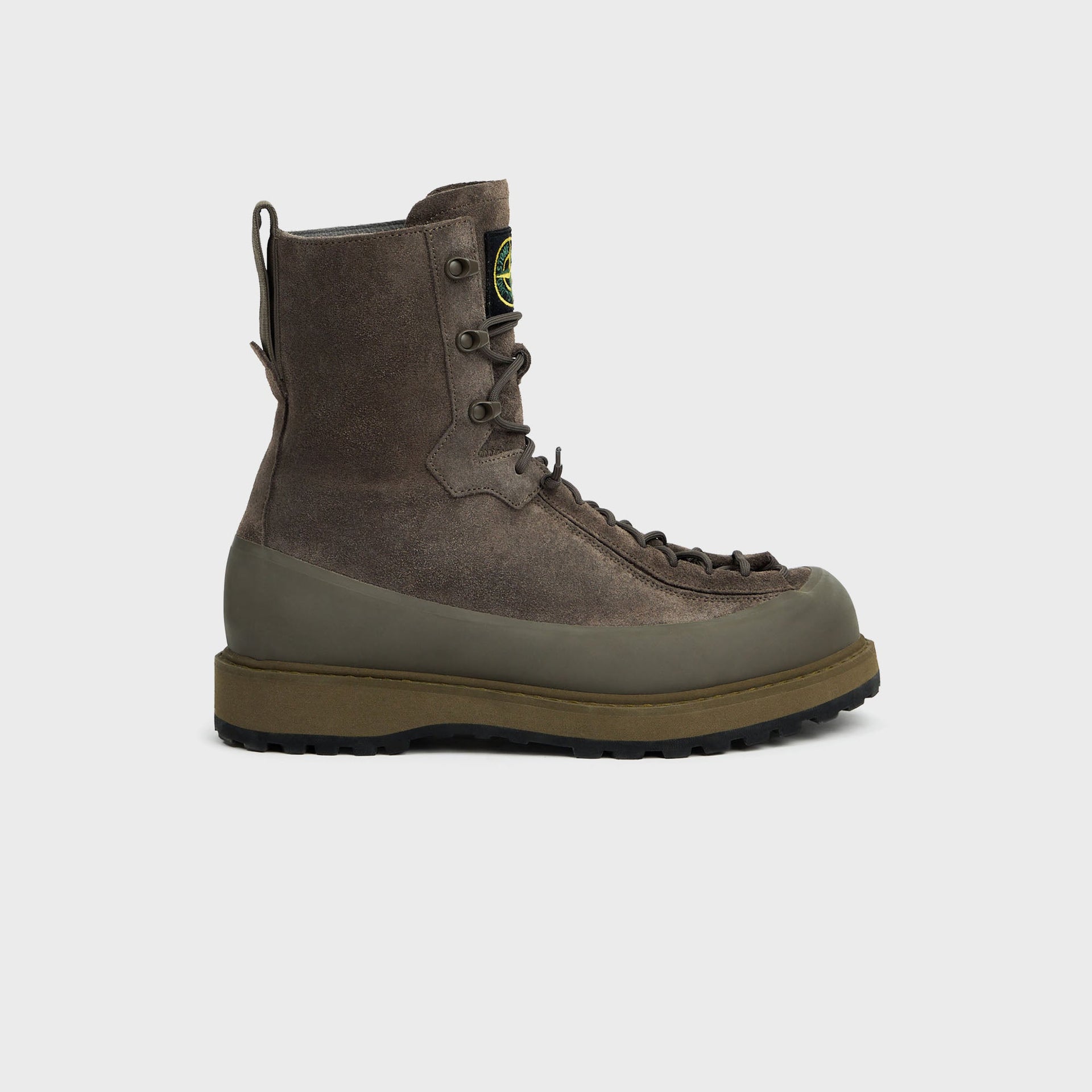Stone Island Suede Shoes - Military Green