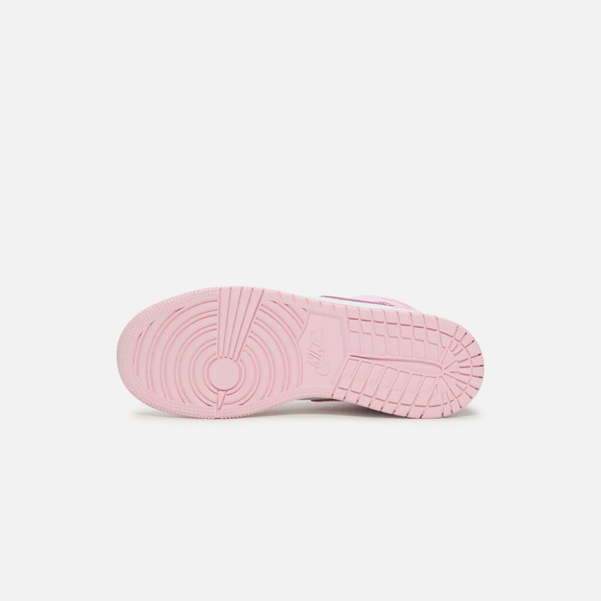 Jordan GS Air Jordan 1 Mid - Pink Foam / White / Fire Red