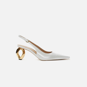 JW Anderson Sandal Chain Heel - Off White