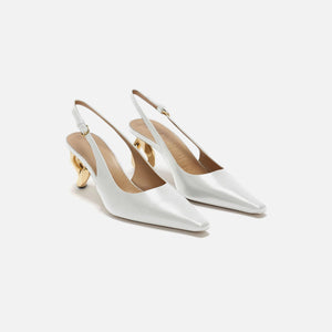 JW Anderson Sandal Chain Heel - Off White