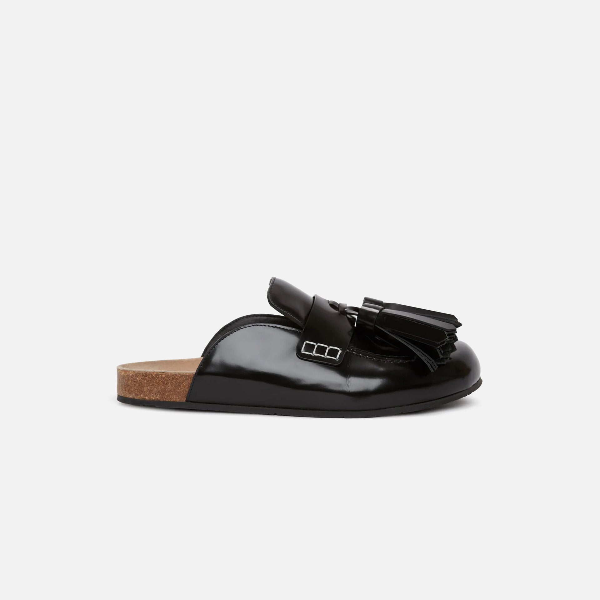 JW Anderson Tassel Loafer Mules - Black