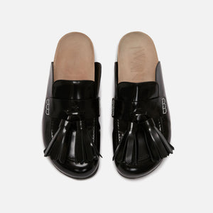 JW Anderson Tassel Loafer Mules - Black