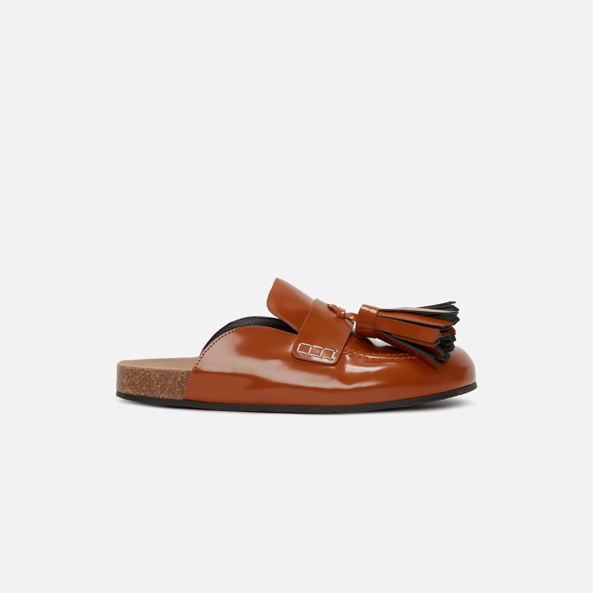 JW Anderson Tassel Loafer Mules - Tan