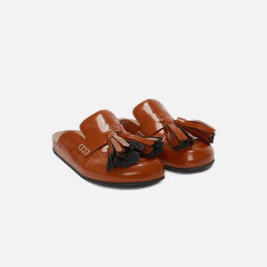 JW Anderson Tassel Loafer Mules - Tan