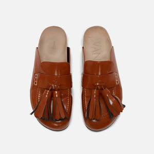 JW Anderson Tassel Loafer Mules - Tan