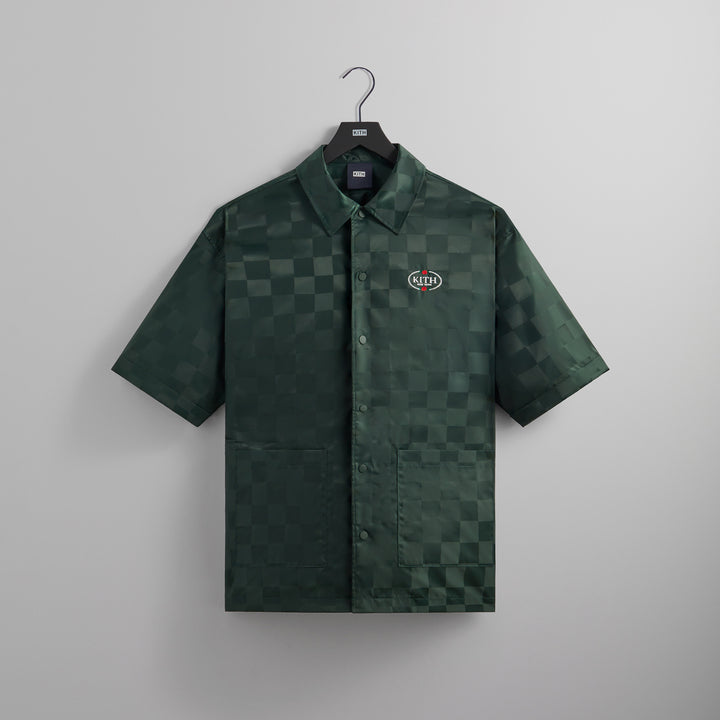 Kith Checkered Satin Reade Shirt - Stadium