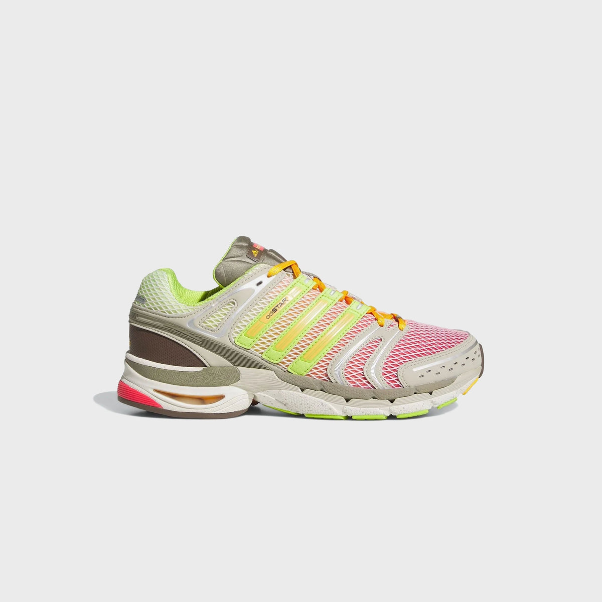 adidas x Larry June Adistar Control 5 - Semi Lucid Red / Semi Solar Slime / Clay