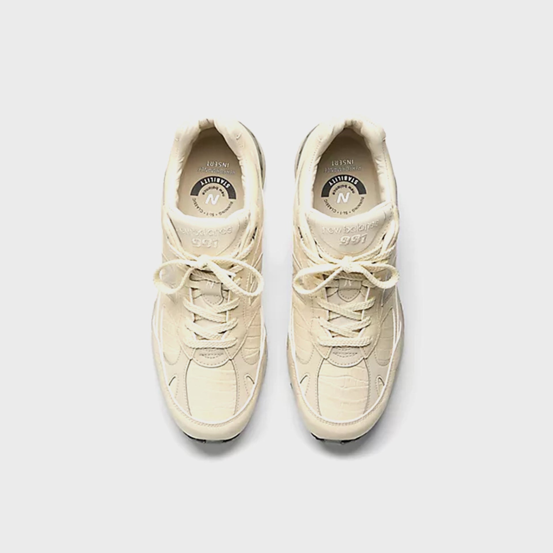 New Balance Made in UK 991v1 - Oyster Gray / Pistachio Shell / French Oak