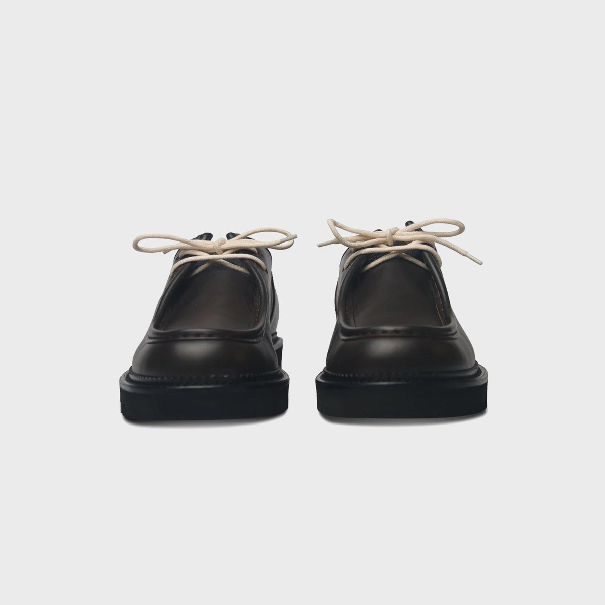 Collegium Pillar Moc-Toe Derby - Marrone