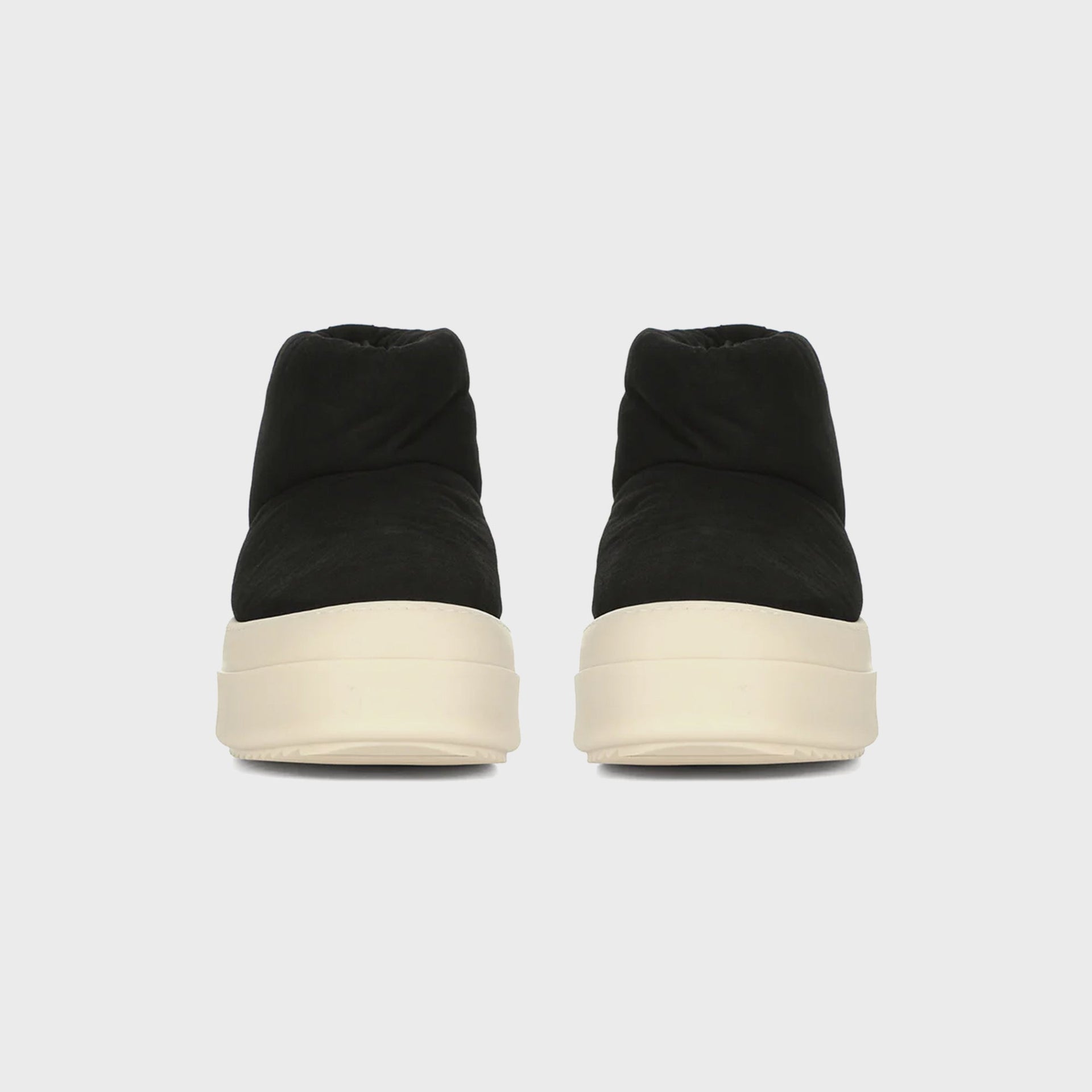 Rick Owens WMNS Mega Bumper Low Lunar Boots - Black / Milk / Milk