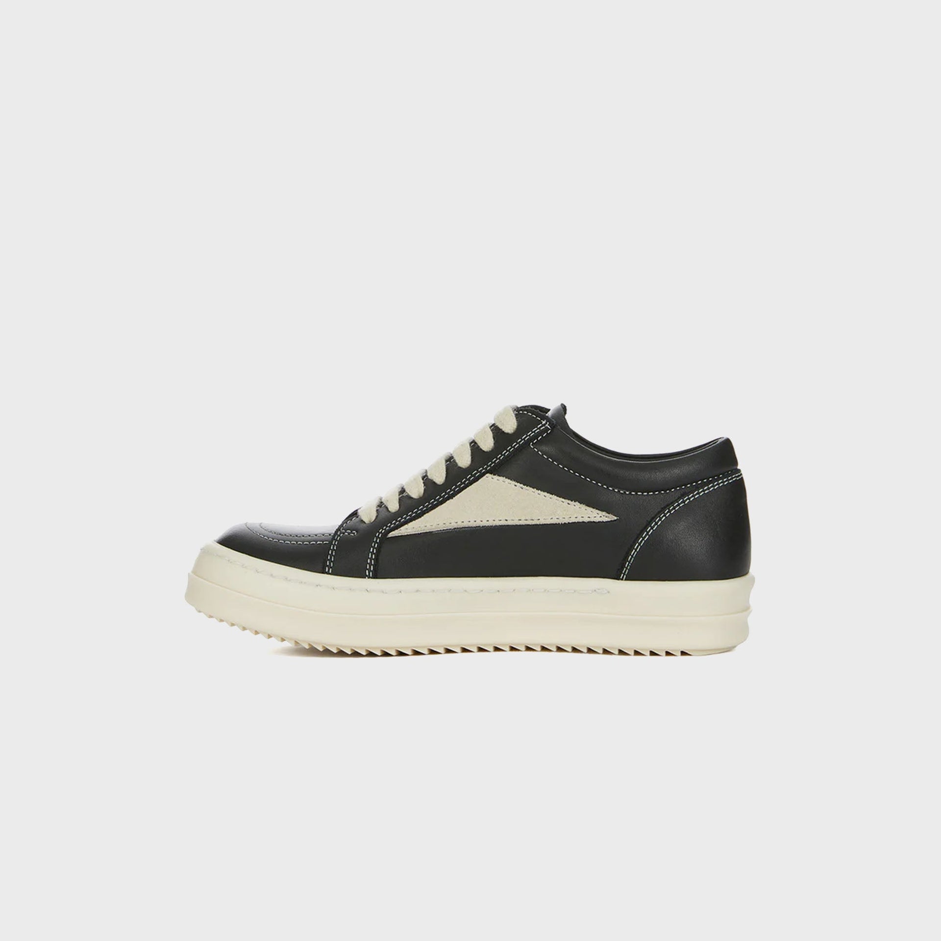 Rick Owens Kids DRKSHDW Vintage Low Top Sneaks - Black / Milk
