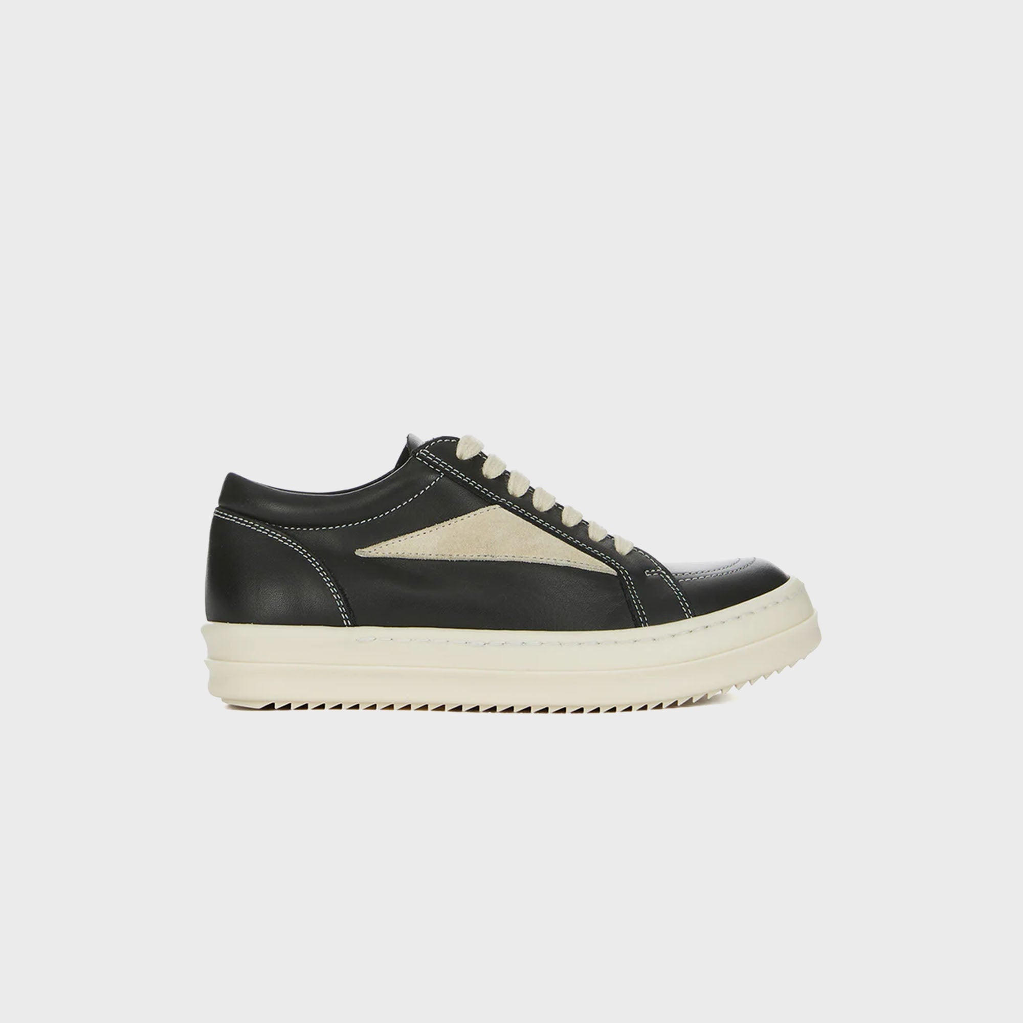Rick Owens Kids DRKSHDW Vintage Low Top Sneaks - Black / Milk – Kith