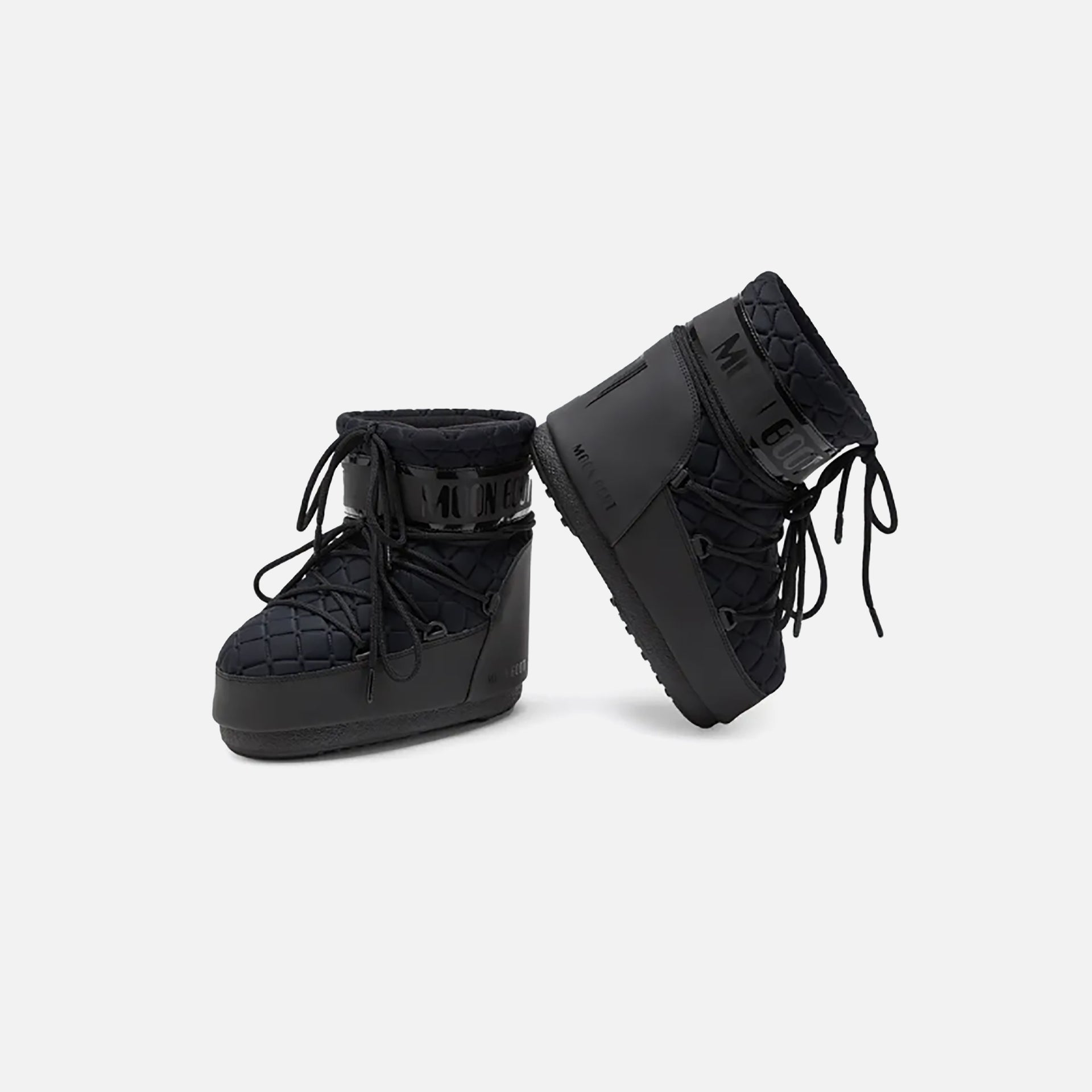 Moon Boot Icon Low Quilt - Black