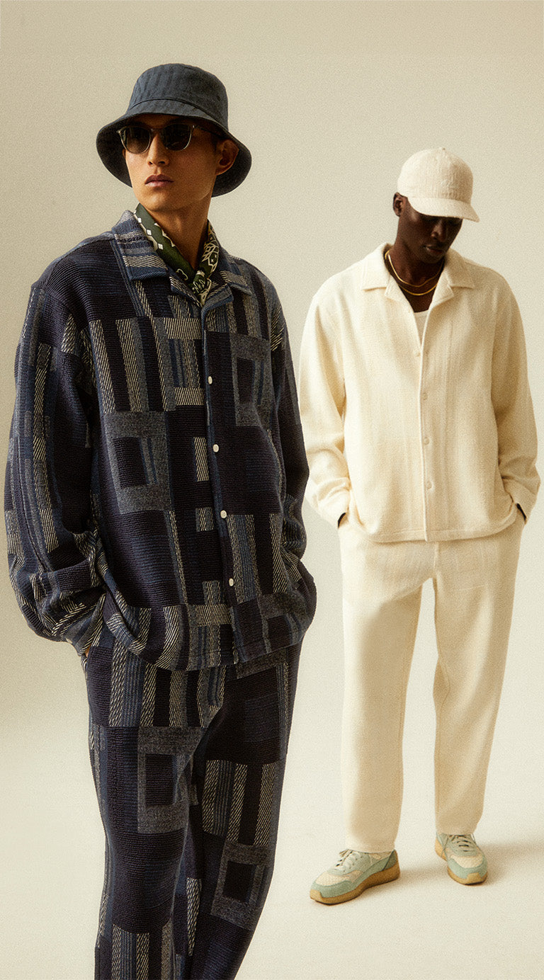 
        Matching sets for men from the UrlfreezeShops Spring 2024 collection.
      
