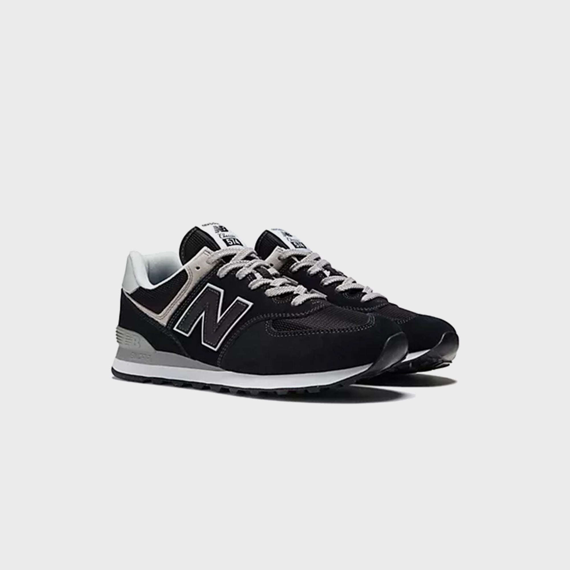 New Balance 574 Core - Black / White – Kith